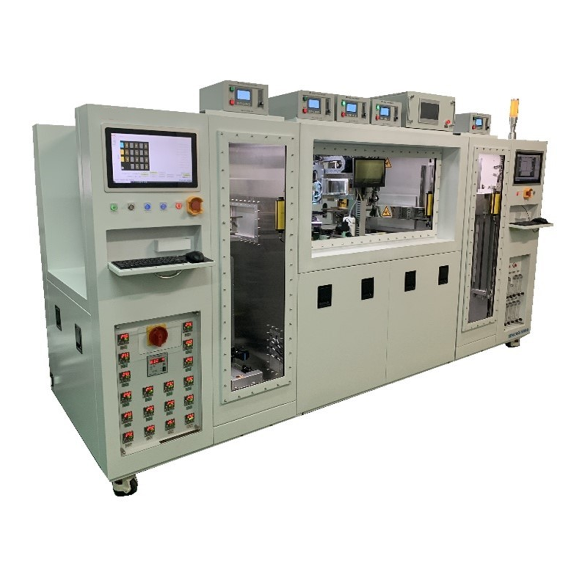 EF-220A Automatic parallel seam welder with Glove box