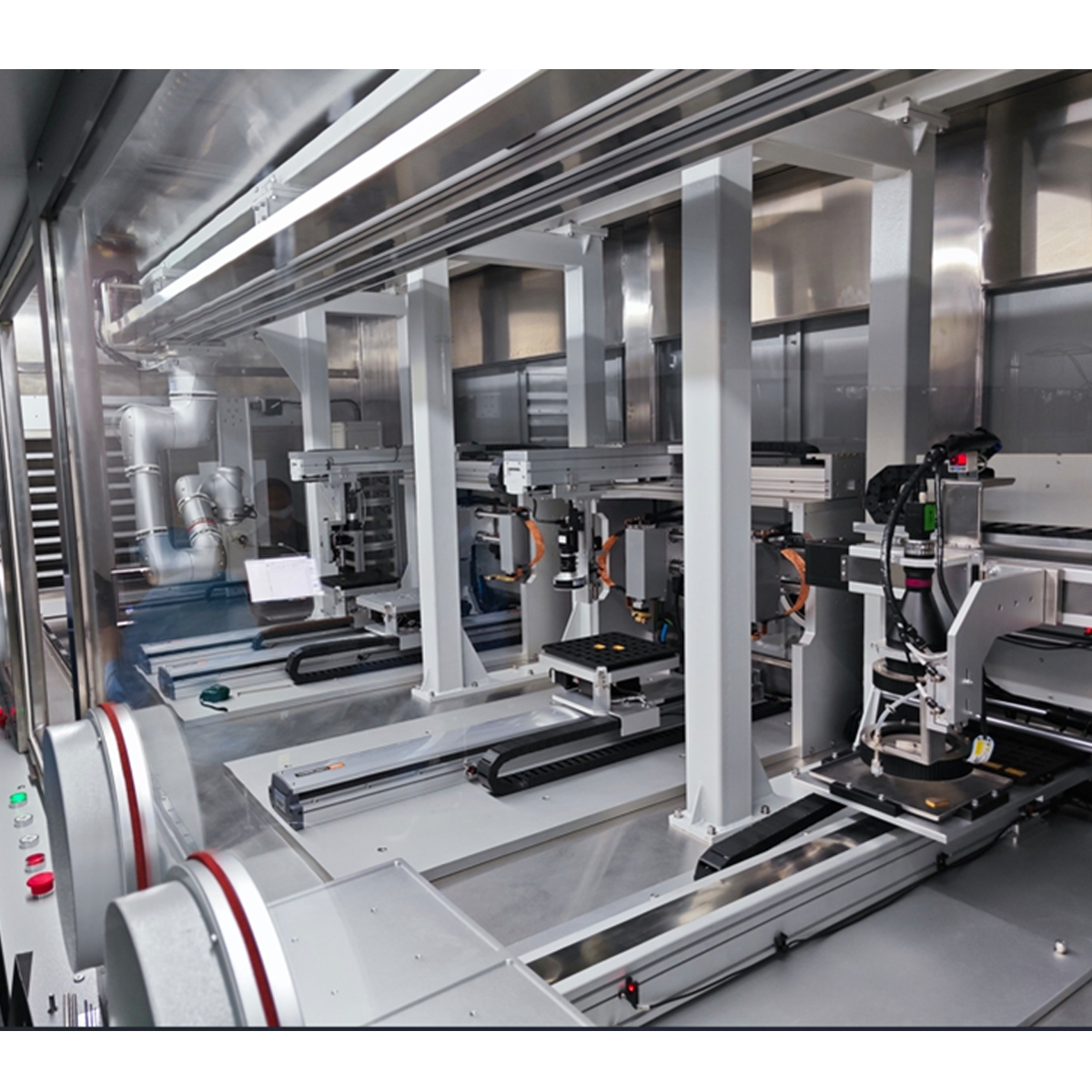 EF-2800A Automatic parallel seam welder with Glove box - Image 2